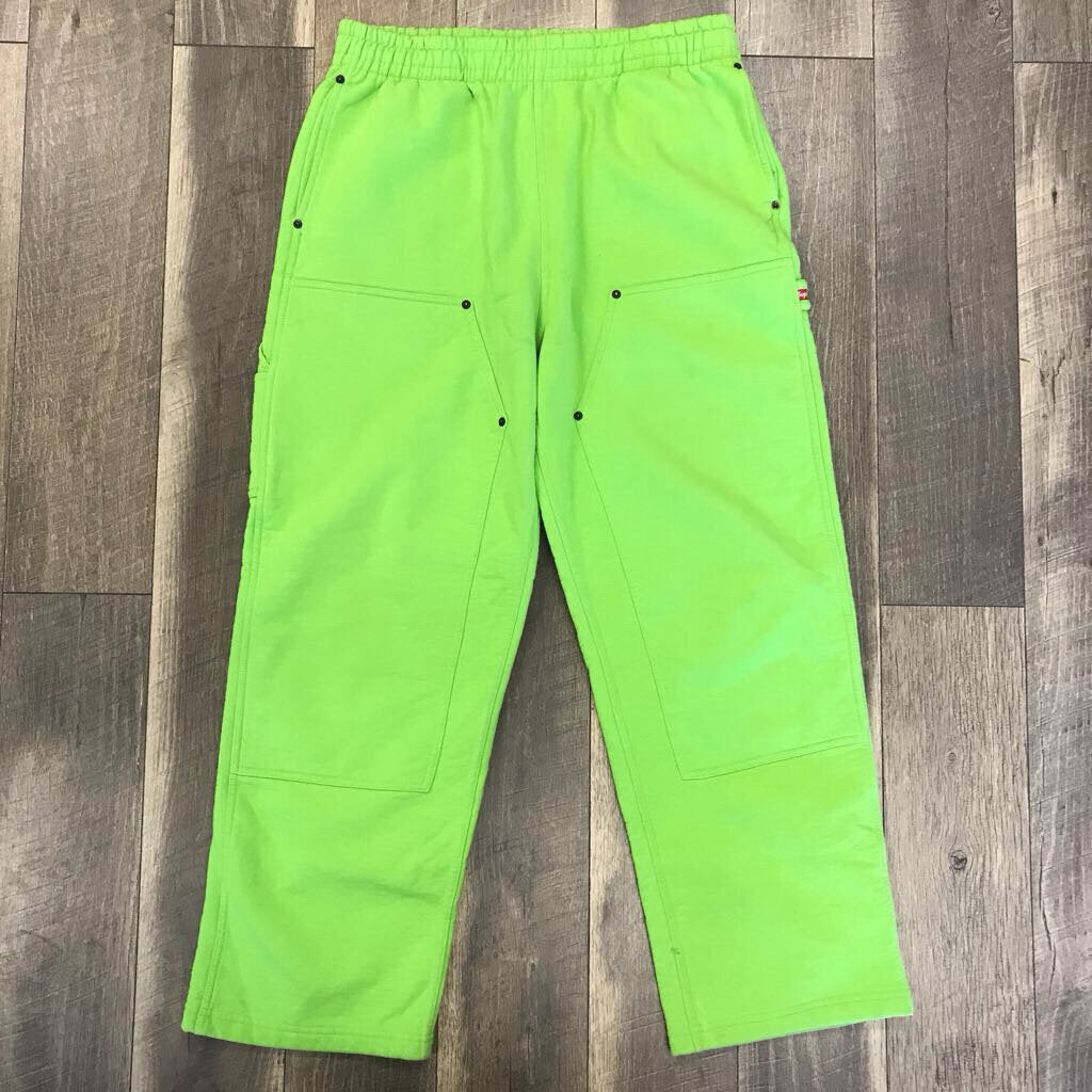 LIME GREEN CARPENTER SWEATS