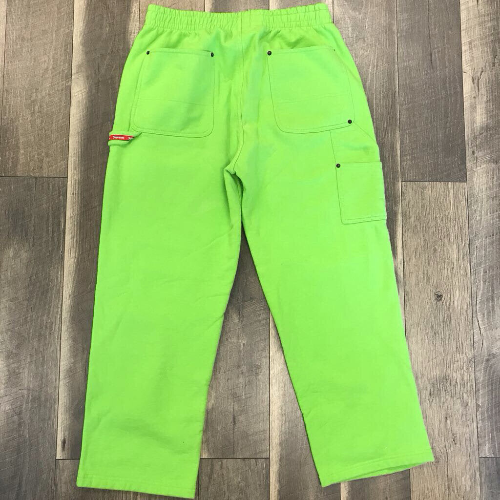 LIME GREEN CARPENTER SWEATS
