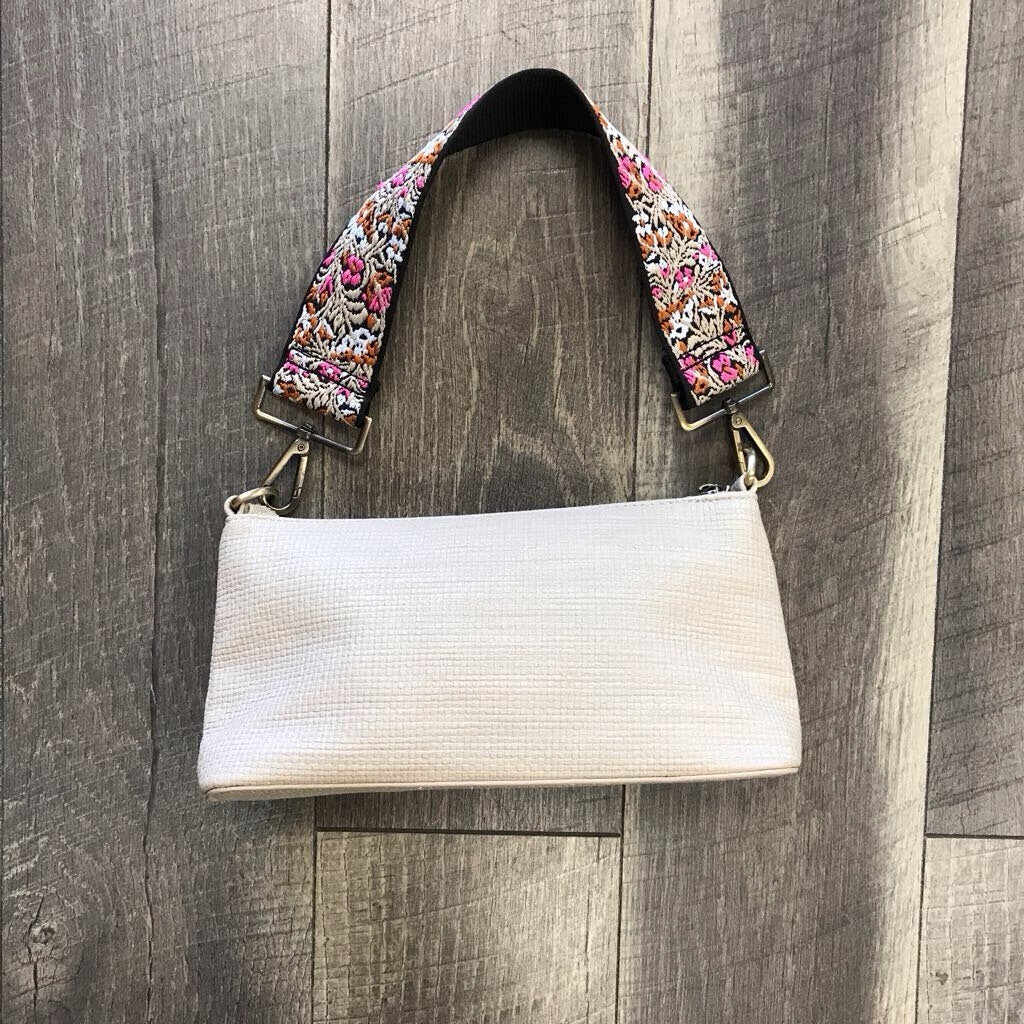 CREAM MINI SHOULDER BAG