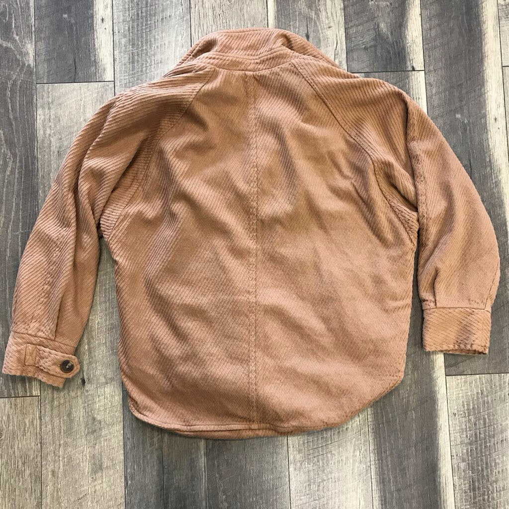 CAMEL TEXTURED PEA COAT