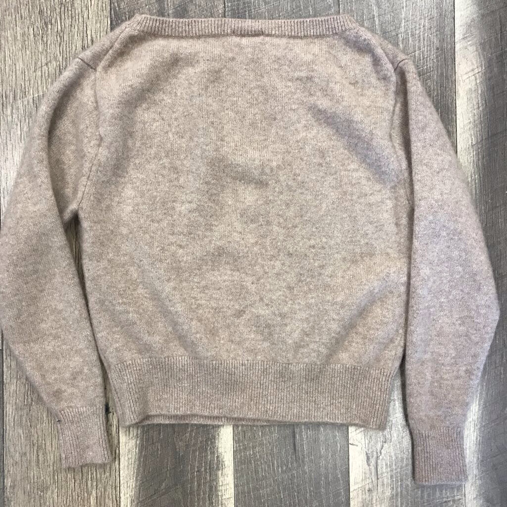 TAUPE NUANCE CASHMERE SWEATER