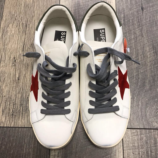 NEW SUPER STAR RED SUEDE SNEAKER
