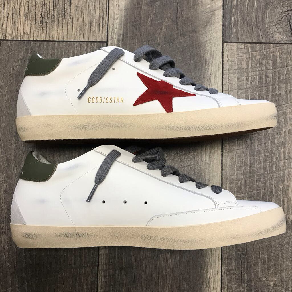 NEW SUPER STAR RED SUEDE SNEAKER