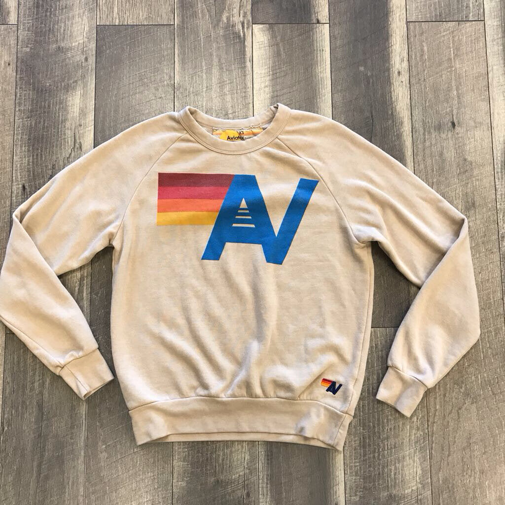 BEIGE GRAPHIC CREWNECK