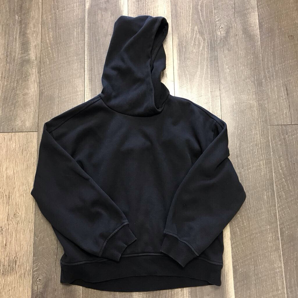 BLK FLEECE LINED HOODIE