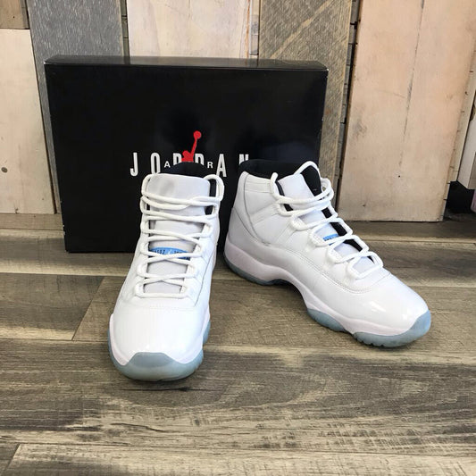 AIR JORDAN 11 RETRO WHITE/ LEGEND BLUE SNEAKERS