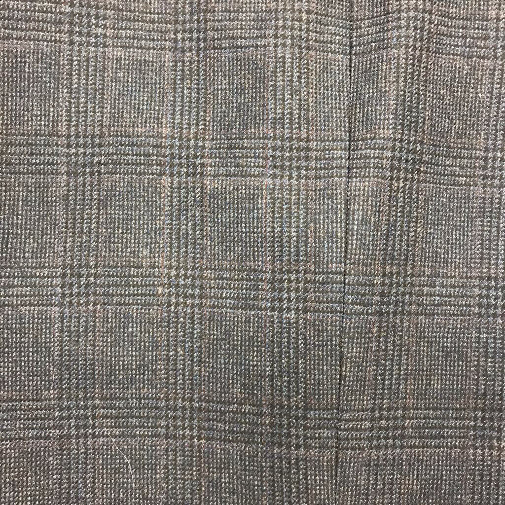 NAVY PLAID WOOL SPORT COAT