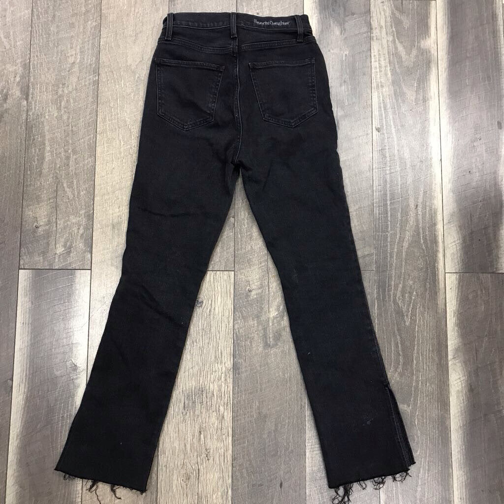 BLK HIGH WAIST JEANS THE VALENTINA