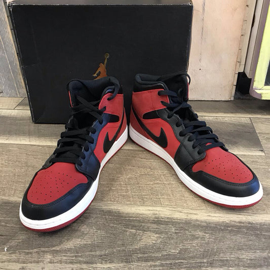 GYM RED/BLACK AIR JORDAN 1 MID