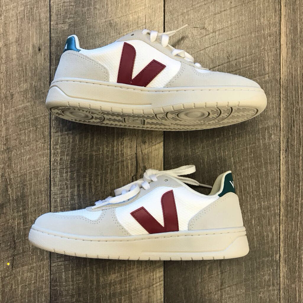 WHITE MARSALA V 10 MESH/SUEDE SNEAKER-NWT