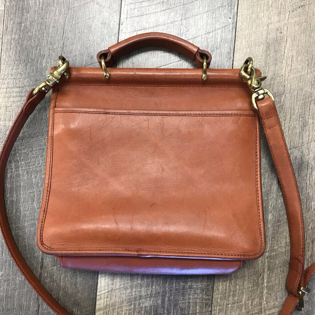 VINTAGE BRITISH TAN WILLIS BAG