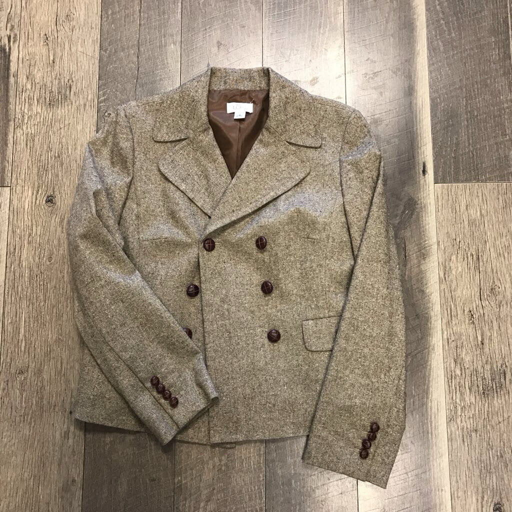 BROWN TWEED BLAZER