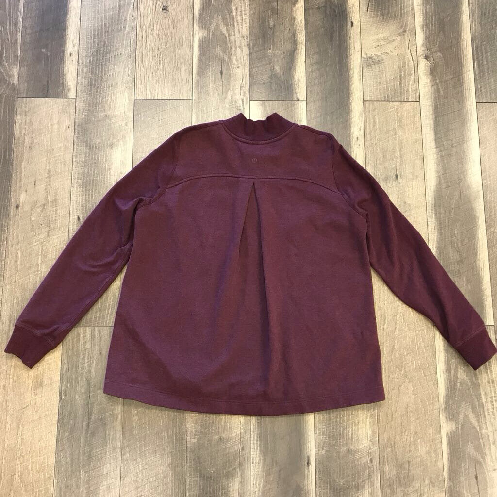 MAROON ZIP ACTIVE JACKET