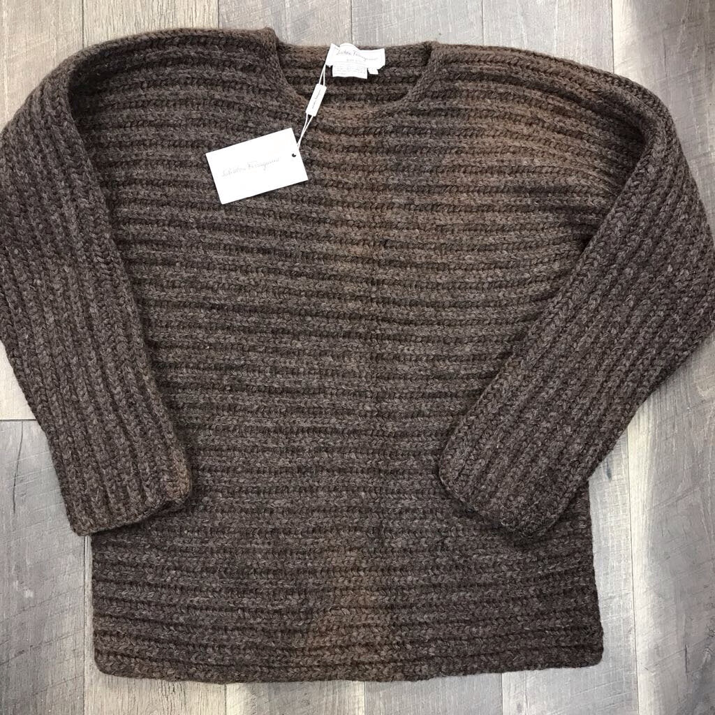 BROWN ALPACA SWEATER-NWT
