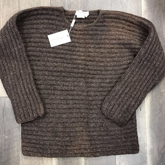 BROWN ALPACA SWEATER-NWT