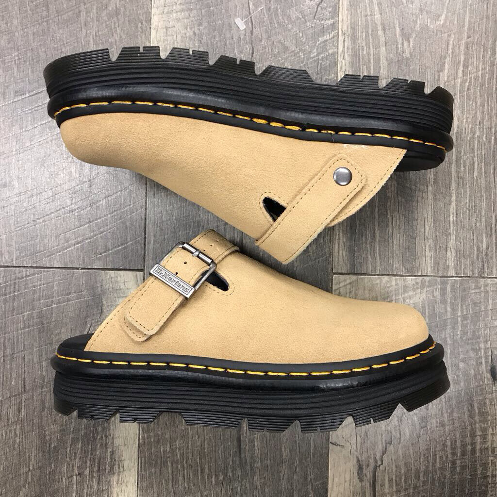 TAN ZEBZAG MULES