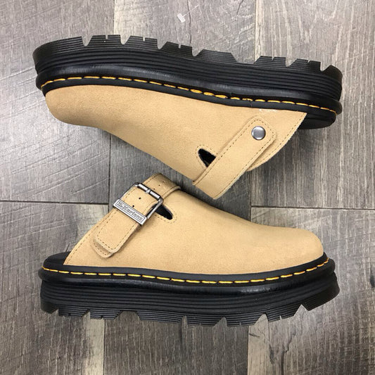 TAN ZEBZAG MULES
