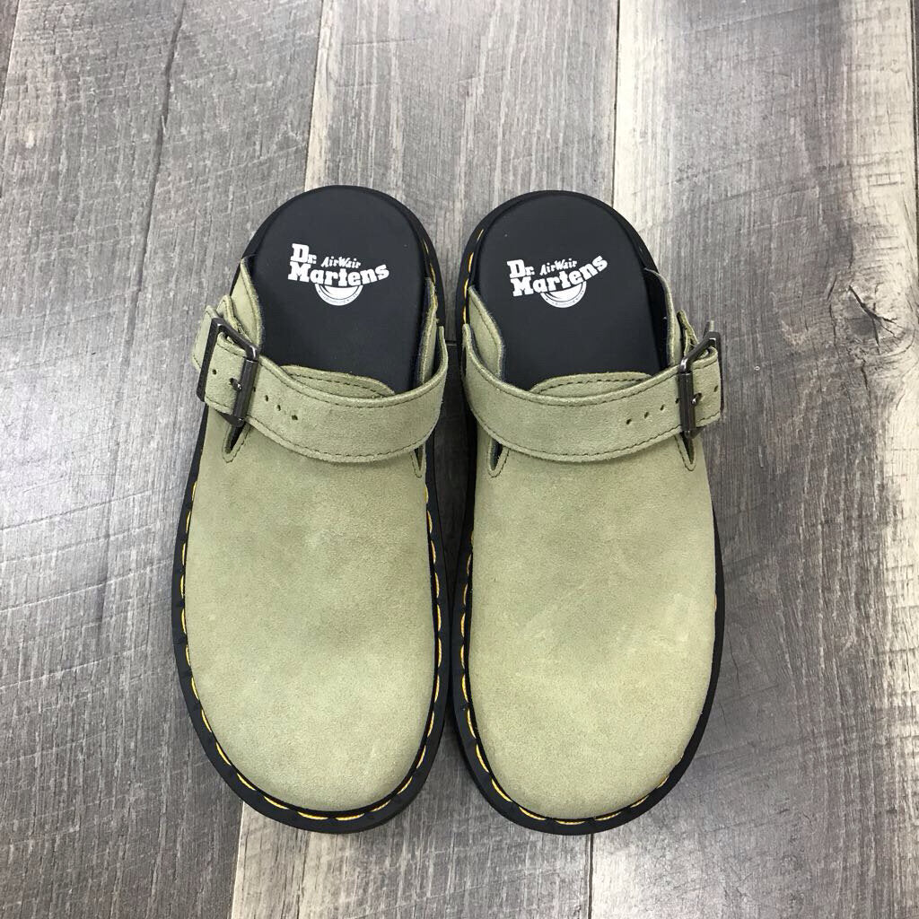 GREEN ZEBZAG MULES