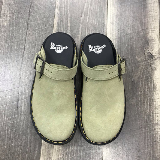 GREEN ZEBZAG MULES