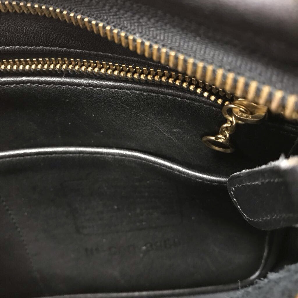 VINTAGE BLACK LEGACY ZIP BAG