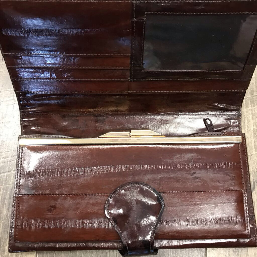 VINTAGE GENUINE EELSKIN WALLET