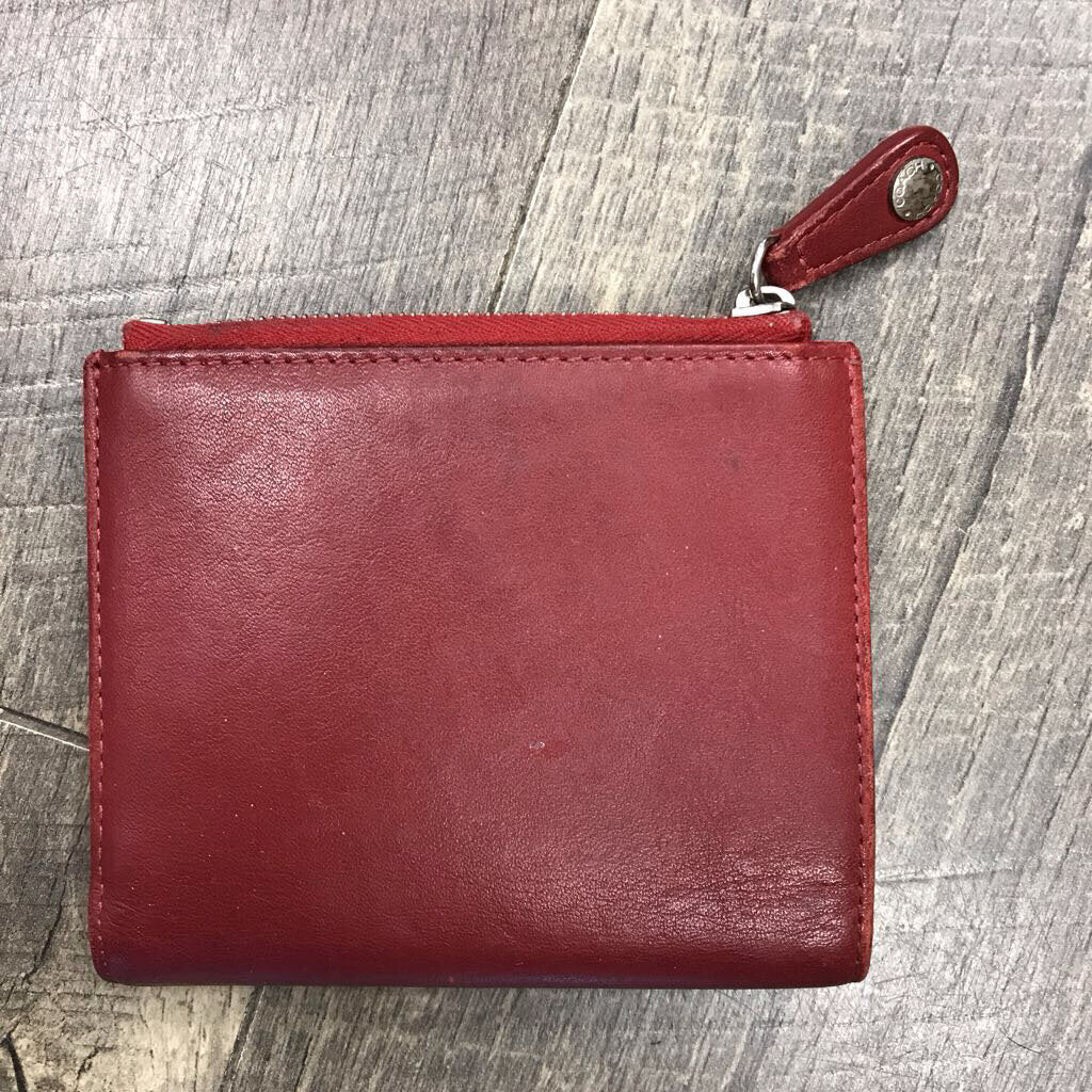 VINTAGE RED BIFOLD WALLET