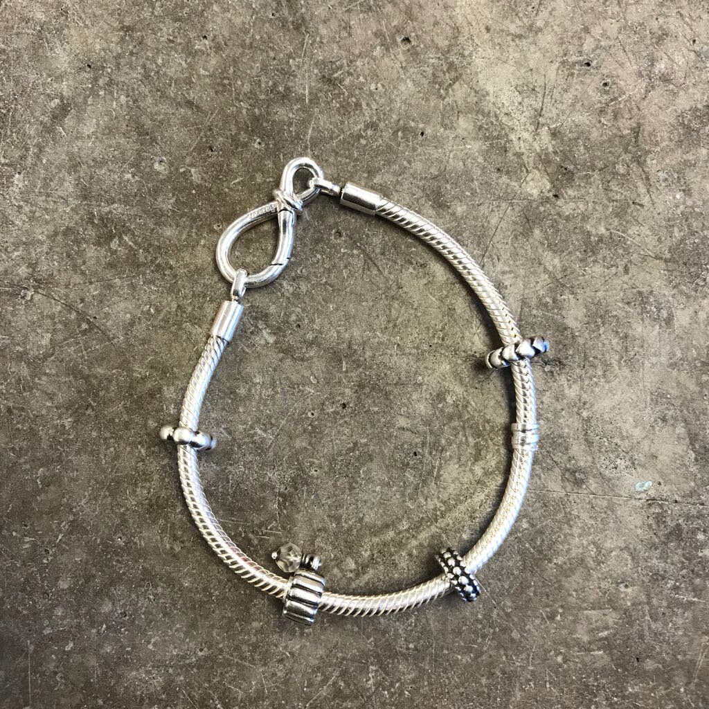 PANDORA LOBSTER CLASP W/ SPACER CHARMS