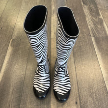 Load image into Gallery viewer, ZEBRA WEDGE RAIN BOOT
