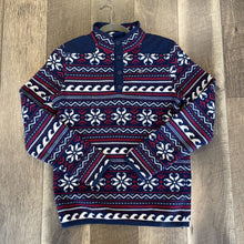 Load image into Gallery viewer, NAVY FLEECE PULL OVER
