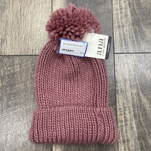 Load image into Gallery viewer, MAUVE KNIT HAT-NWT
