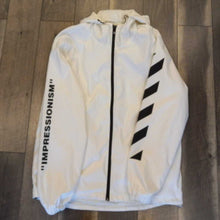 Load image into Gallery viewer, WHITE IMPRESSIONS WINDBREAKER
